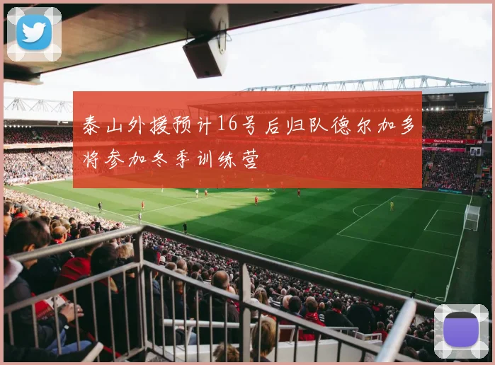 泰山外援预计16号后归队德尔加多将参加冬季训练营